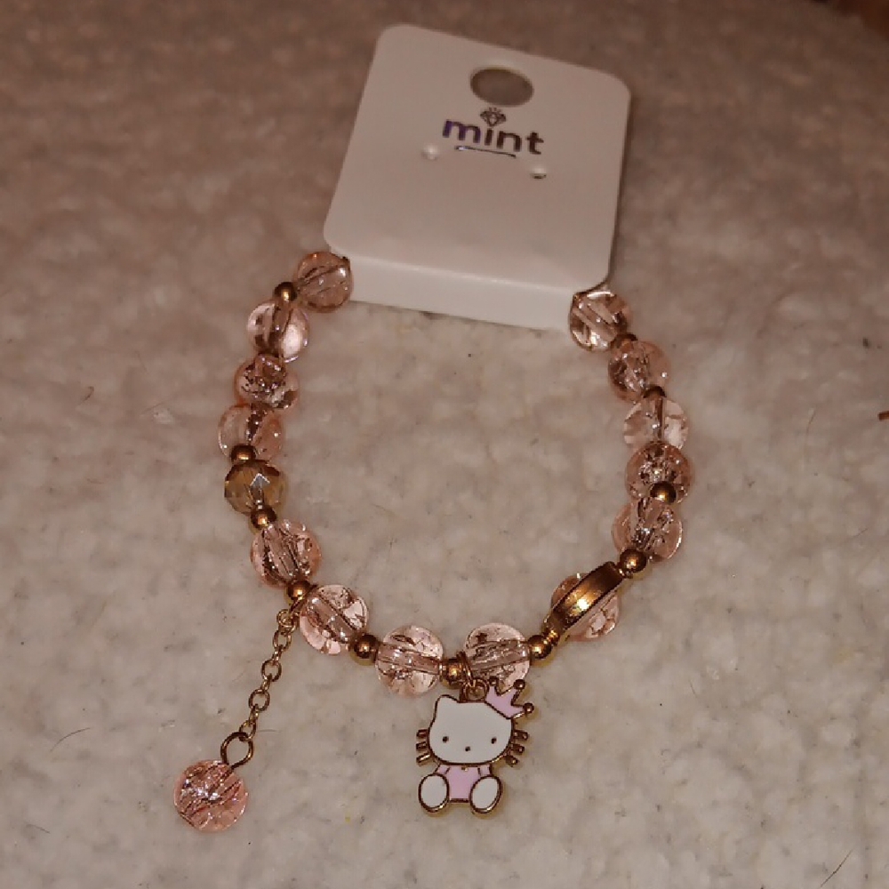 Mint Hello Kitty Charm Bracelet